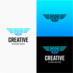 The symbol consists of a geometric shield-like shape containing stylized, angular letters that resemble “SP” or a mirrored monogram.