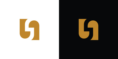 Modern and strong letter S initials logo design