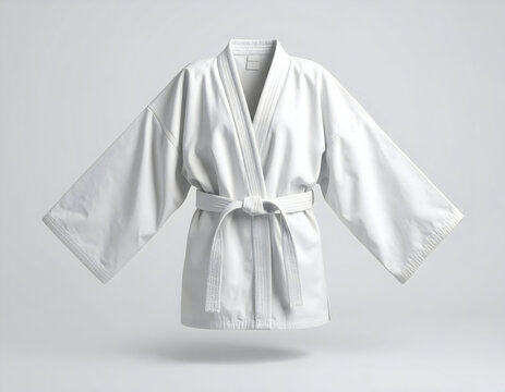 White Martial Arts Gi Uniform - Powered by Adobe