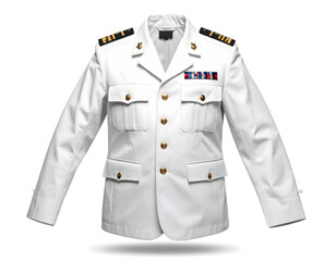White Navy Dress Uniform Jacket