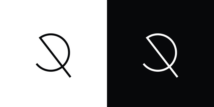 simple and unique letter Q initials logo design