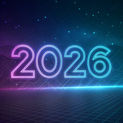 Happy New Year 2014 greeting card illustration design with winter light, star, and festive decoration celebration vector