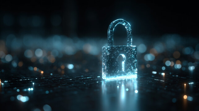 サイバー空間のセキュリティイメージ（生成AI)