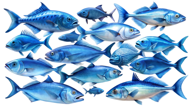 set of fish