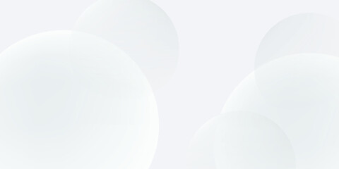 White abstract background with shapes