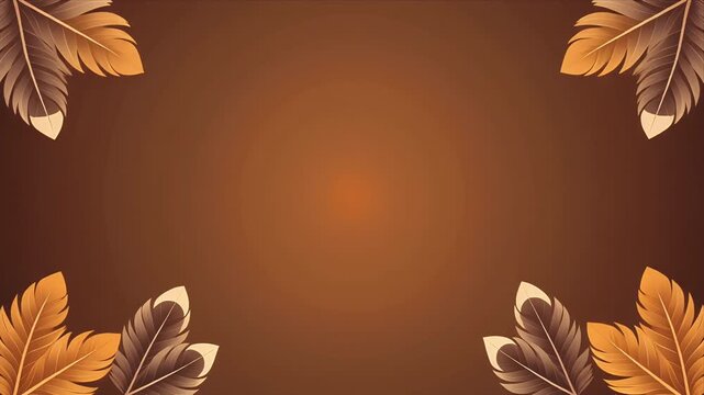 A Softly Lit Background with Feather Accents