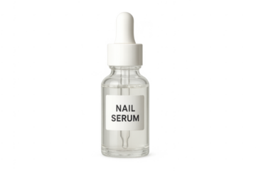 Nail serum dropper bottle for cosmetic beauty care