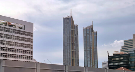 Scenic View of Tall Buildings in Bangkok, Thailand