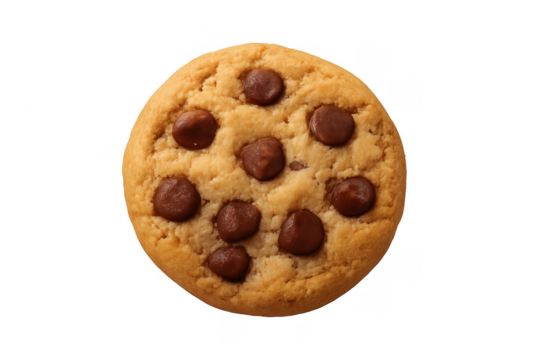 Chocolate chip cookie with dark chocolate chips
