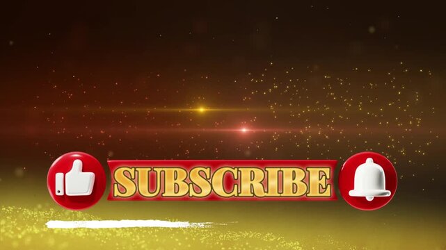 A close up of a red like button notification and a bell on a gold and brown background