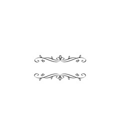 vector illustration of a floral ornament