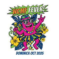 tshirt design dominica-oct-2025-cartoon
