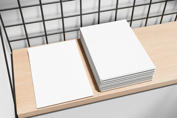 A4 Flayer Mockup Blank