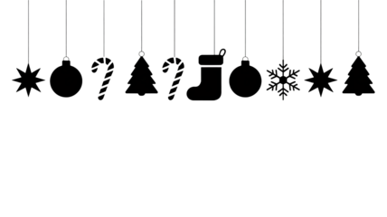 Festive holiday ornaments sparkle with winter wonderland magic