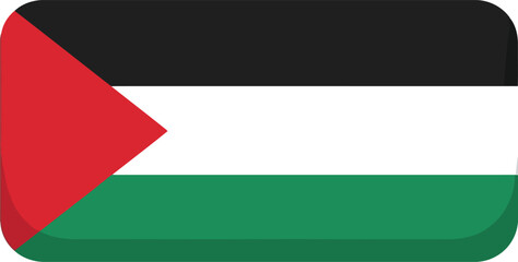 Palestine flag vector - emblematic and iconic representation