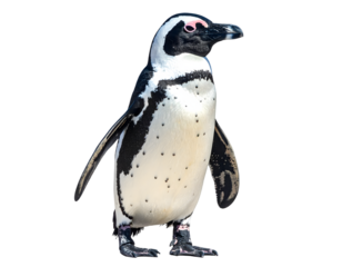 african penguin isolated on tansparent png