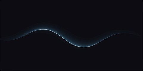 Futuristic blue abstract vector background illustration with flowing lines, dynamic curves, light, and energy motion texture