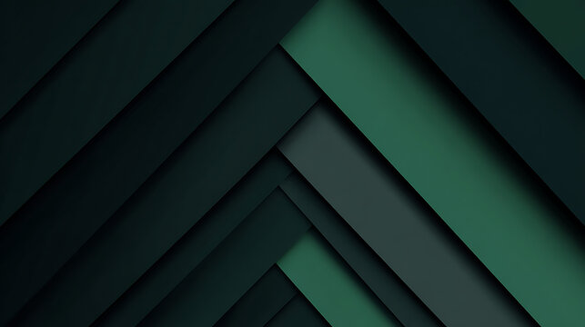 Dark green layered abstract background image