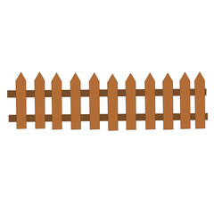 Wood wall illustration for village, home, land, animation etc