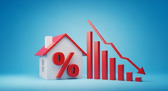 Declining interest rates are impacting the housing market negatively today