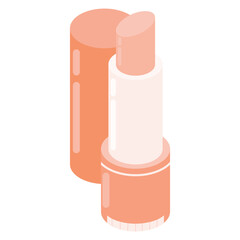 Vector illustration of a lipstick / lip balm