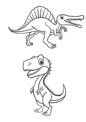 vector illustration of dinosaur