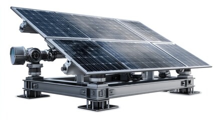 Solar Panel Innovation: A modern solar panel array, designed for optimal energy capture, stands as a symbol of green innovation and sustainability in a world eager for renewable solutions.