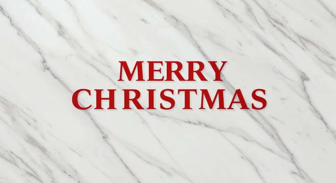 Festive Christmas Message on Elegant Surface: A seasonal greeting is artfully displayed on an elegant surface, the message of joy echoing throughout the season.