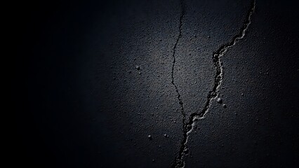 A textured concrete surface captured in macro, highlighting gritty details with dramatic side lighting.