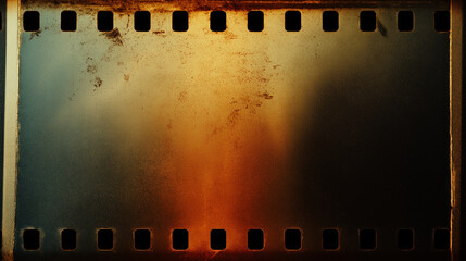 Piece of old, grungy 35mm photographic film, perfect for vintage, photography, memories, nostalgia, retro, background, texture, and design projects.