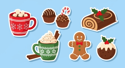 Festive Winter Treats and Holiday Desserts Collection for Christmas Celebrations