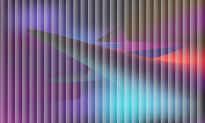 Abstract Vertical Grids with Faint Colorful Star Shapes