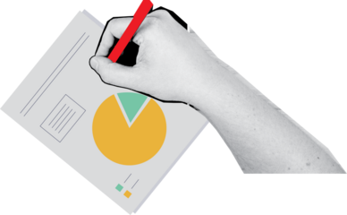 hand writing on white paper art collage