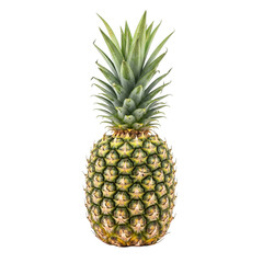 Fototapeta premium Bright Tropical Pineapple Isolated for Stock Images 