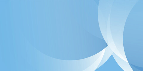 Modern blue gradient abstract background with smooth curved wave lines, soft light flow, and minimal clean design suitable