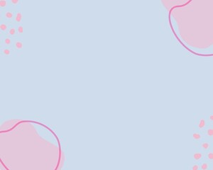 Blue pastel background featuring blob shapes for presentation or business