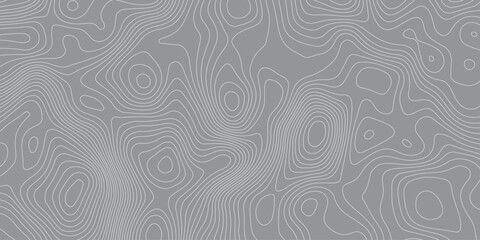 Obraz premium Subtle abstract topographic pattern with smooth contour lines on a gray background, creating a modern minimalistic texture ideal for mapping themes, backgrounds, branding,wallpapers,and graphic design