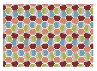Hex Repeat Color Block MCM 2025