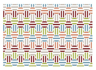 Hex Repeat Stripes MCM 2025