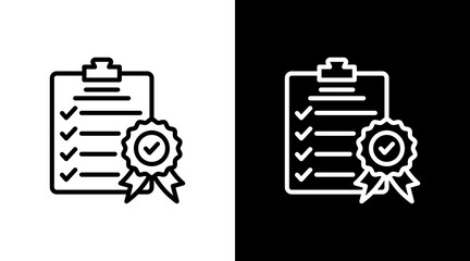 Compliance Check With Icon Set Design	