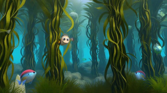 Enchanted Kelp Forest - Animated Submarine Wilderness