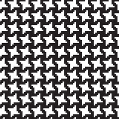 black and white seamless geometric pattern