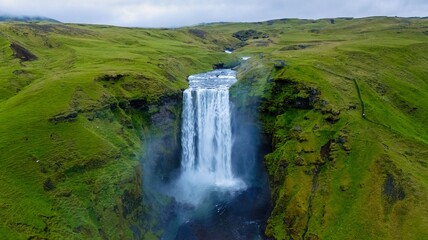 Skogafoss waterfall Iceland © Fokke Baarssen