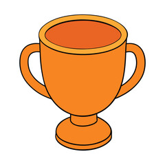 A vibrant ceramic orange cup with a smooth finish, perfect for sipping hot beverages, adding a cheerful pop of color to any kitchen or cozy coffee moment.
