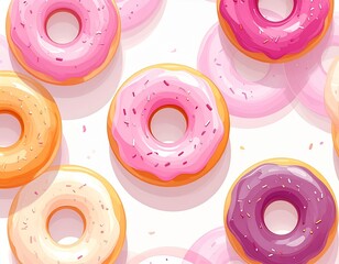 ドーナツ　イラスト