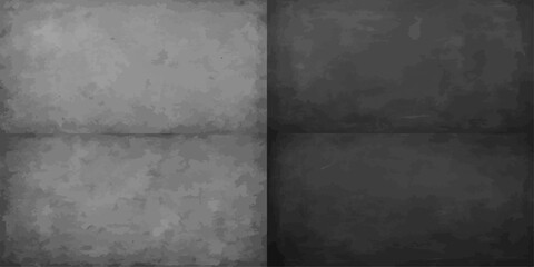 Dark grunge black and white texture background with rough old gray concrete wall surface pattern