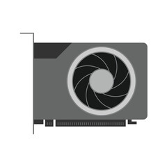 illustration of a computer graphics card