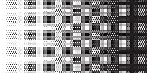 minimalist pixelated bitmap gradient texture. Black and white dither pattern background. Abstract glitchy pattern. vector