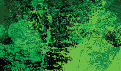 abstract grunge texture black and green color background