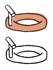 手描きの補助便座２